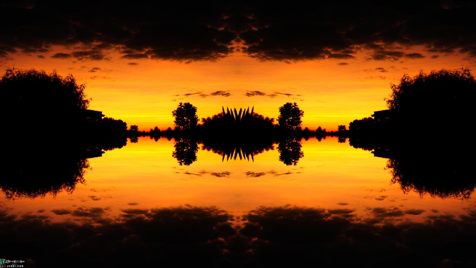 Beautiful kaleidoscopic sunrise still image from video catalog # V03017q